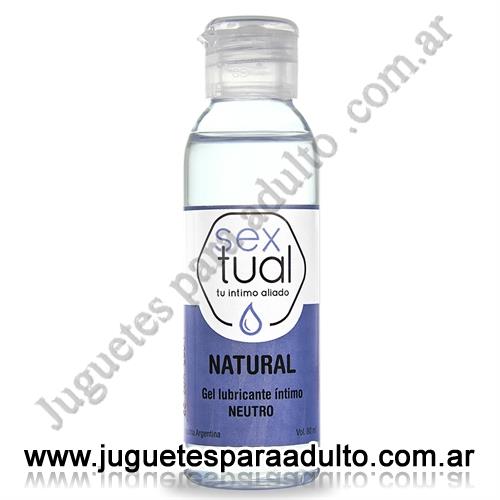 Aceites y lubricantes, Lubricantes Sextual, Gel lubricante Natural neutro 80ml
